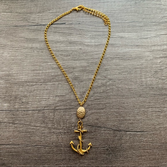 Hand Crafted Jewelry - ARTISAN MADE Anchor ship chain choker
